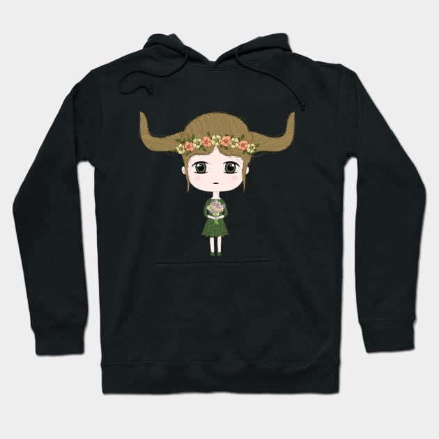 Taurus Girl Hoodie by TheBanannaTheory